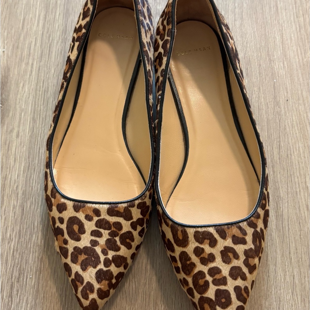 Cole Haan Animal Print Flats